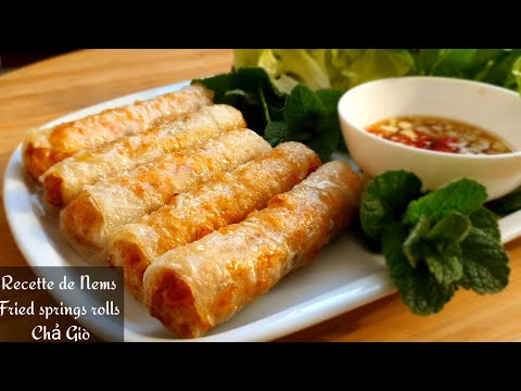 Rezept für Frühlingsrollen | Vietnamesische Frühlingsrollen | 365 Rezepte kochen