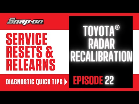 Toyota® Radar Calibration | Snap-on | Diagnostics