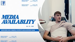 Jason Kidd, Max Christie, Cooper Flagg, & Anthony Davis | Post Media Availability vsOKC | 10/27/25