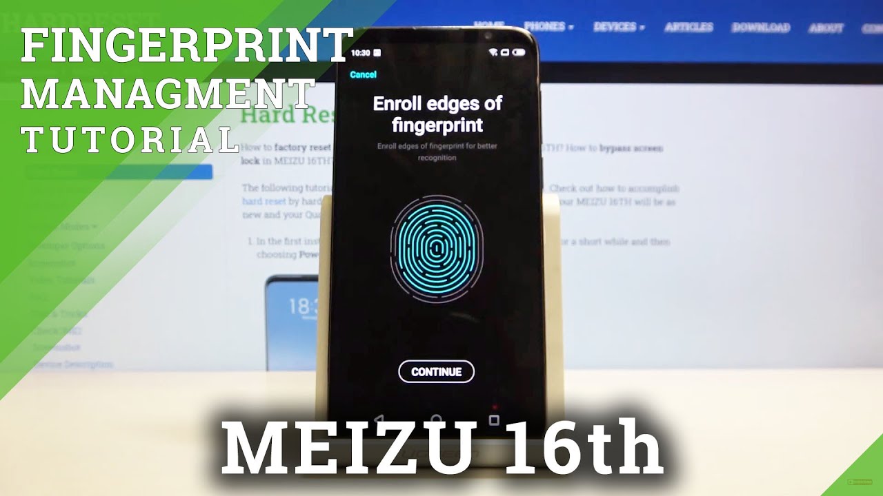 How to Add Fingerprint in MEIZU 16TH - Secure Device