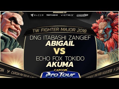DNG Itabashi Zangief vs Echo Fox Tokido - TW FIghter Major 2018 Top 8 - SFV - CPT 2018