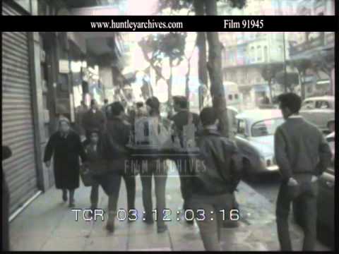 Algiers in 1961.  Archive film 91945