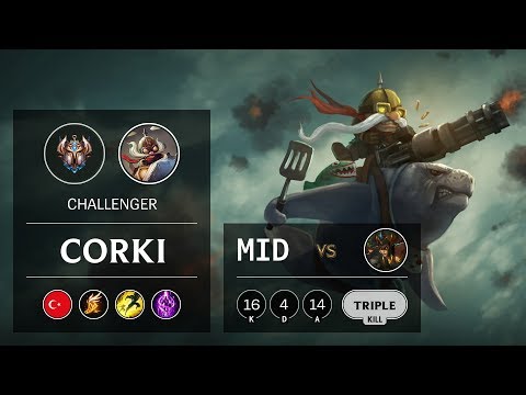 Corki Mid vs Cassiopeia - TR Challenger Patch 9.19