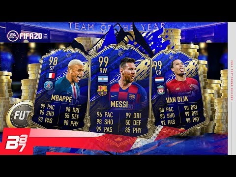MY NEW MEGA TEAM! w/ 99 TOTY MESSI AND 99 TOTY VIRGIL VAN DIJK! | FIFA 20 ULTIMATE TEAM