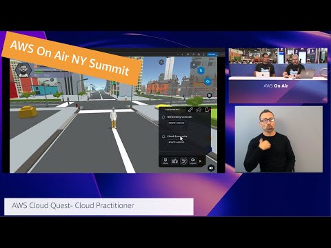 AWS Summit New York 2022: AWS On Air ft. AWS Cloud Quest: Cloud Practitioner | AWS Events