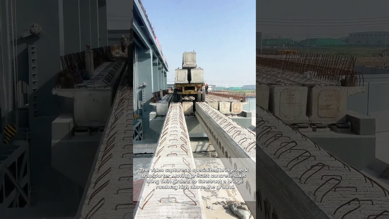 Bridge Building Revolution: This Smart Transport Robot Installs Roadways Mid-Air!