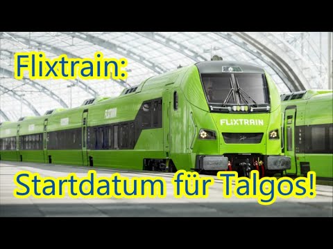 Flixtrain announces when the new Talgos will be deployed!