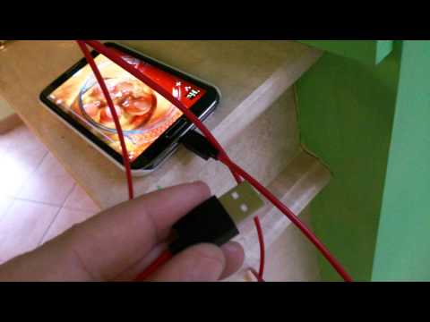 Watch your cell phone on your TV via HDMI