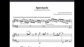 Spectacle (Chick Corea & Béla Fleck) Transcription