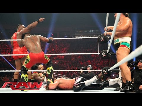 Dolph Ziggler & The Dudley Boyz vs. Rusev & The New Day: Raw, Sept. 21, 2015