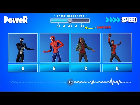 GUESS THE FORTNITE DANCE IN HIGH SPEED - Fortnite Challange - PART 1 | PoweR