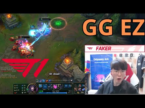 Faker With The Most Calm SOLO BOLO Against Katevolved #faker #t1 #leagueoflegends #lolclips  #lol