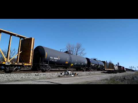 NS A55 WITH NS #6925 SD60E HORSE HEAD SOUTH BOUND MIXED FREIGHT TRAIN