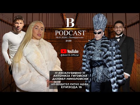 B-13 PODCAST S02 EP16 GOSTI: ANTONIJA GIGOVSKA I DANIEL NIKOLOVSKI