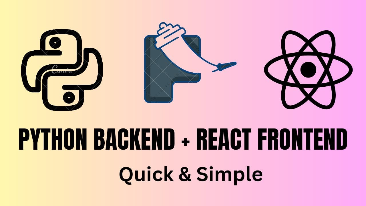 How to Create a Flask + React Project | Python Backend + React Frontend