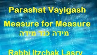 Parashat Vayigash- מידה כנגד מידה-Measure for Measure