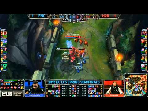 Fnatic vs H2K Spiel 3 - Halbfinale Spring Playoffs EU LCS