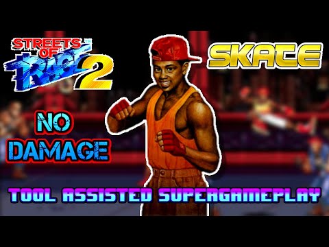[TAS] Streets of Rage 2 (Bare Knuckle II) Skate Hardest No Damage