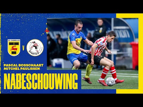 Nabeschouwing SC Cambuur - Sparta Rotterdam | "Kunnen leven met het punt"