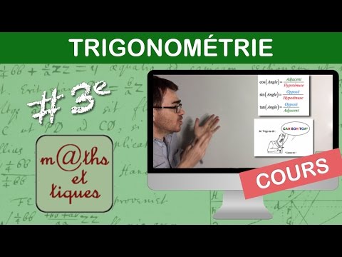 LE COURS : Trigonométrie - Troisième