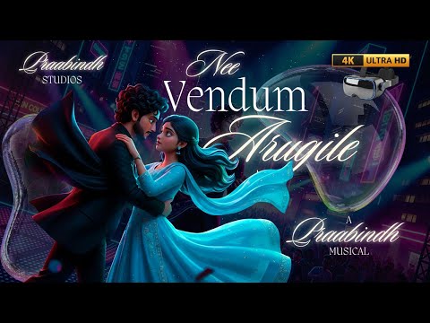 Nee Vendum Arugile - நீ வேண்டும் அருகிலே | Praabindh Studios | Anime Love | 4K Split‑Depth 3D Visual