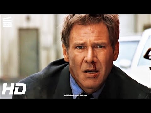 Clear and Present Danger (1994): Street ambush and gunfight scene