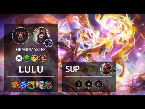 Lulu Support vs Gragas - KR Grandmaster Patch 11.24b