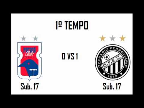 Amistoso - Paraná Clube (Sub 17) 2 x 2 Operário (Sub 17)