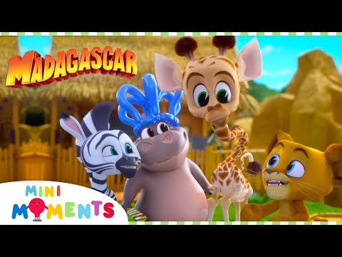 Let's Get This Party Started! 🎉 | Madagascar: A Little Wild | Compilation | Mini Moments