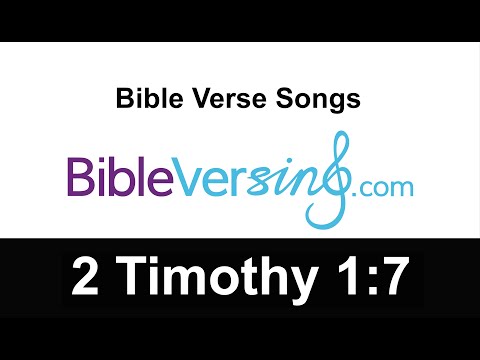 Bible Verse Song - 2 Timothy 1:7 - For the Spirit God gave us