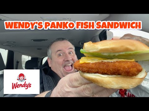 Wendy’s Panko Fish Sandwich Review | Better than Popeyes? 🐟 🐠