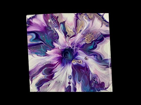 (1290) Dutch Pour Bloom ~ Paint Pouring ~ Fluid Art