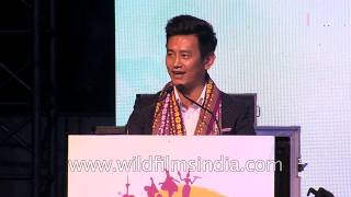 Baichung Bhutia, Indian footballer, speaks at NestFest My Home India