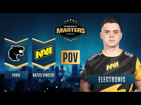 CS:GO - PoV - electronic - FURIA vs. Natus Vincere - DreamHack Masters Spring 2021 - Quarter-final