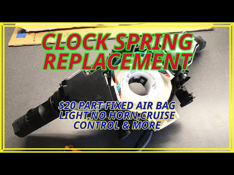 CLOCK SPRING REPLACEMENT NISSAN - EASY JOB $20 EBAY PART WORKED