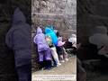 Extreme Hiking ︎ Hikers Brave Strong Winds And Heavy Rain MountainAdventure Naturepower