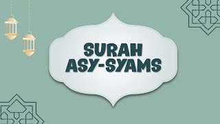 Bacaan Surah Asy Syams