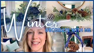 Decorate With Me After Christmas | Winter Decor 2021 | Home Decor Ideas | The Craf-T Home