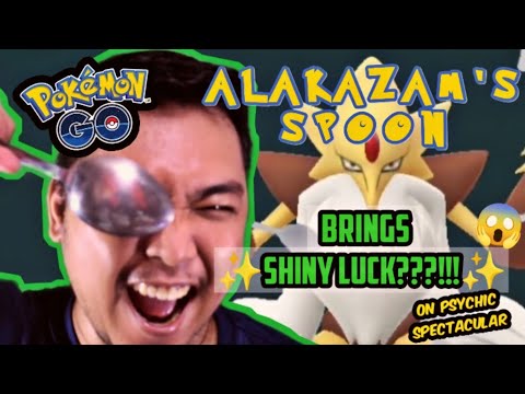 🥄ALAKAZAM'S SPOON 🥄 BROUGHT ✨SHINY LUCK✨ ON PSYCHIC SPECTACULAR EVENT IN POKÉMON GO | 3BFierce
