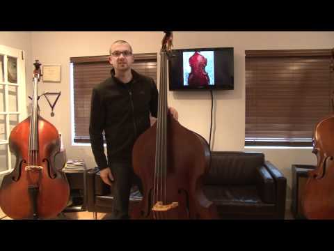 Upton Standard Double Bass and a Kay C1 Upright Bass