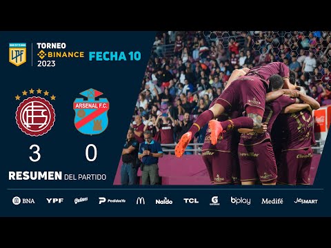 #TorneoBinance 2023 | Fecha 10 | resumen de Lanús - Arsenal