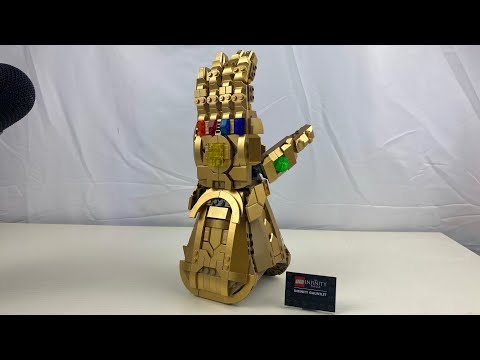 [ASMR] Lego Marvel Infinity Gauntlet (76191) Full Lego Build | Step-by-step