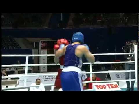 Super Heavy (+91kg) R16- Kapitonenko Roman (UKR) VS Pfeifer Erik (GER) -2011 AIBA World Champs