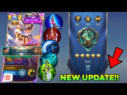 WTF SAVAGE‼️ THIS CLINT NEW SEASON BEST DAMAGE BUILD AND EMBLEM WILL MAKE YOU RANK UP FASTER🫡 - MLBB