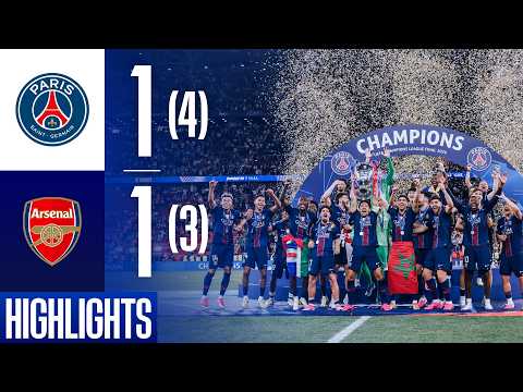 FC PSG Paris Saint Germain 1-1 ( 4-3 g.p. ) FC Arsenal Londra   ( Final Champions League 2...