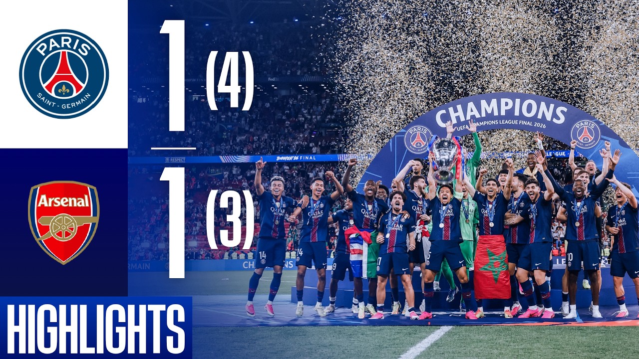 BACK TO BACK ! Le résumé de PSG-Arsenal 🏆❤️💙
