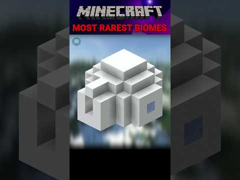 Top 3 Most Rarest Biomes In Minecraft😱🔥// PART-2 // #shorts #viral #youtube