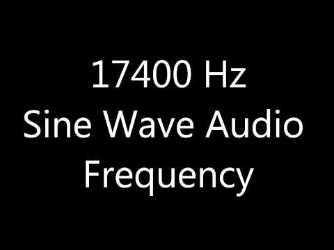 17400 Hz 17.4 kHz Sine Wave Sound Frequency Tone Mosquito Tone