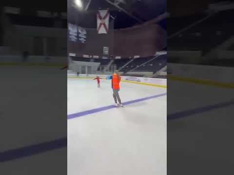 Skating to "My Heart Will Go On" (from Titanic)