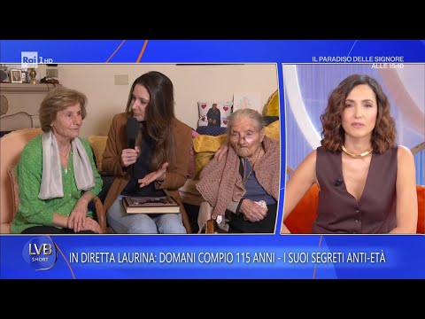 Eterna giovinezza. La signora Laurina: "Domani compio 115 anni" - La volta buona 21/11/2025